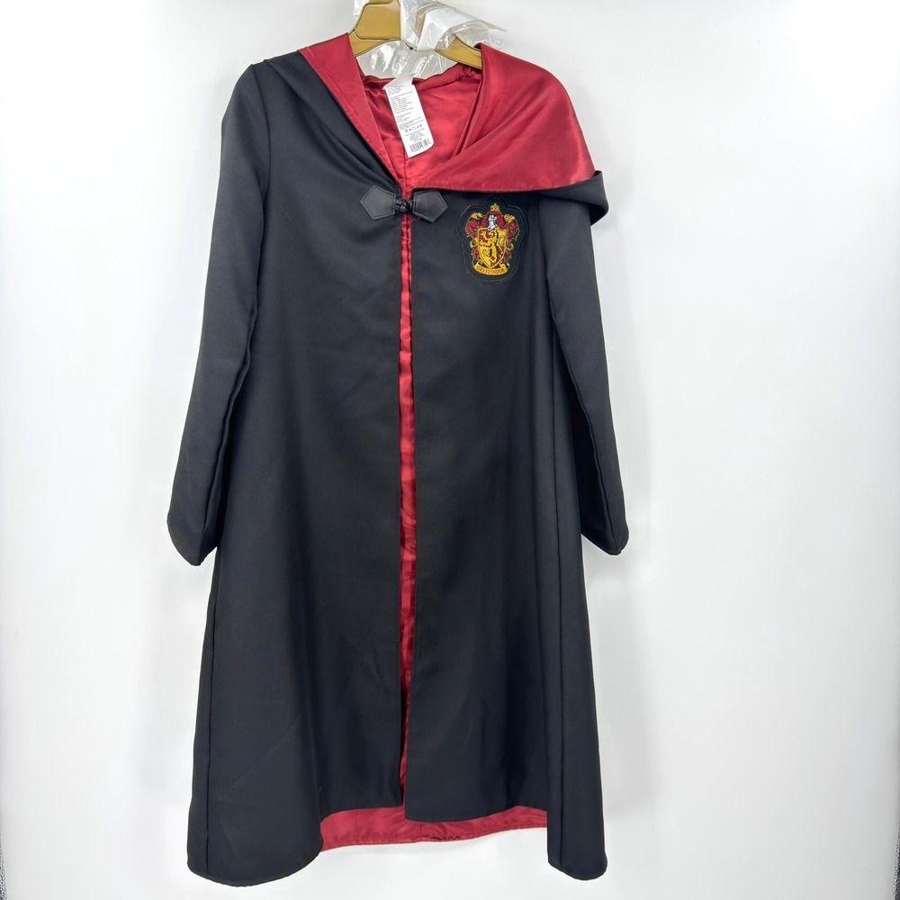 Harry Potter Gryffindor Robe Costume Kids Medium 8-10 with Glasses Disguise